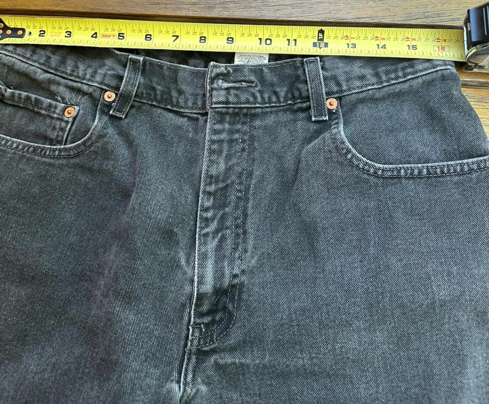Levi's 560 Jeans Men's Size 34x32 Black Loose Fit Tapered