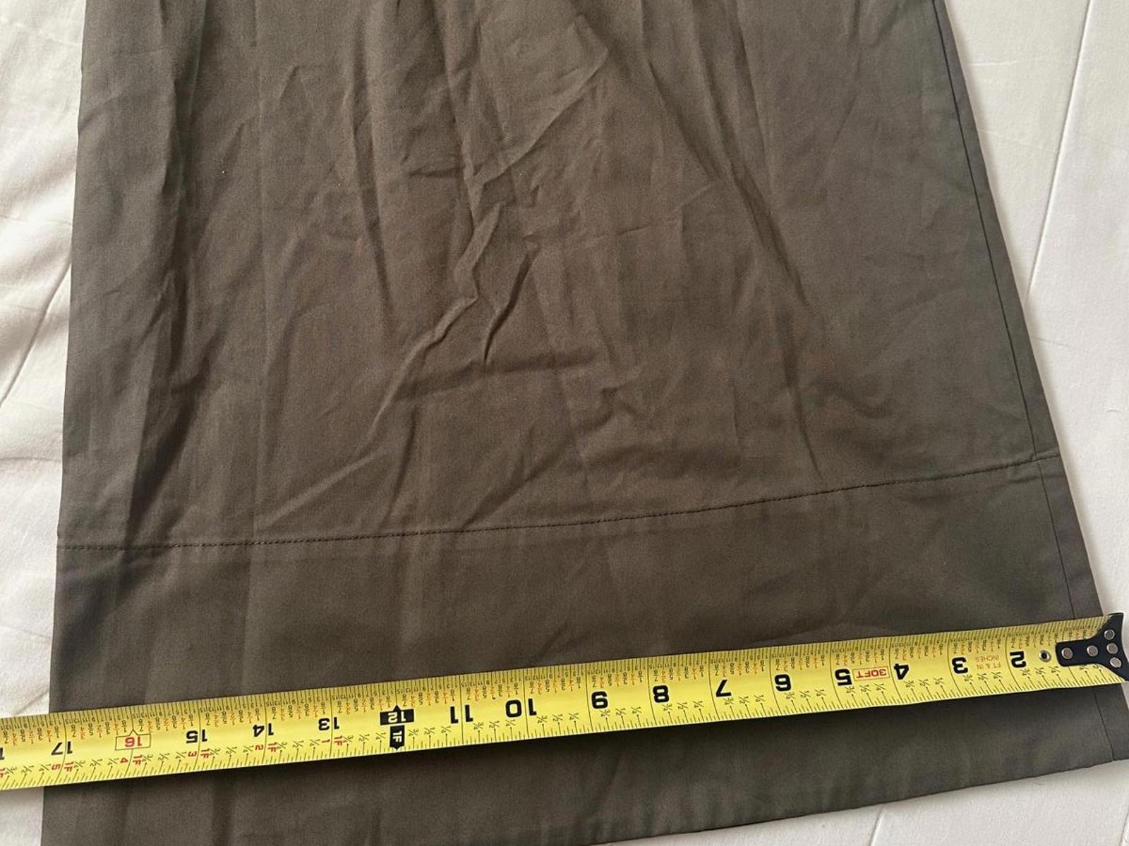 Prose & Poetry “Aiden” Wide-Leg Paper-Bag Pants – S - Olive