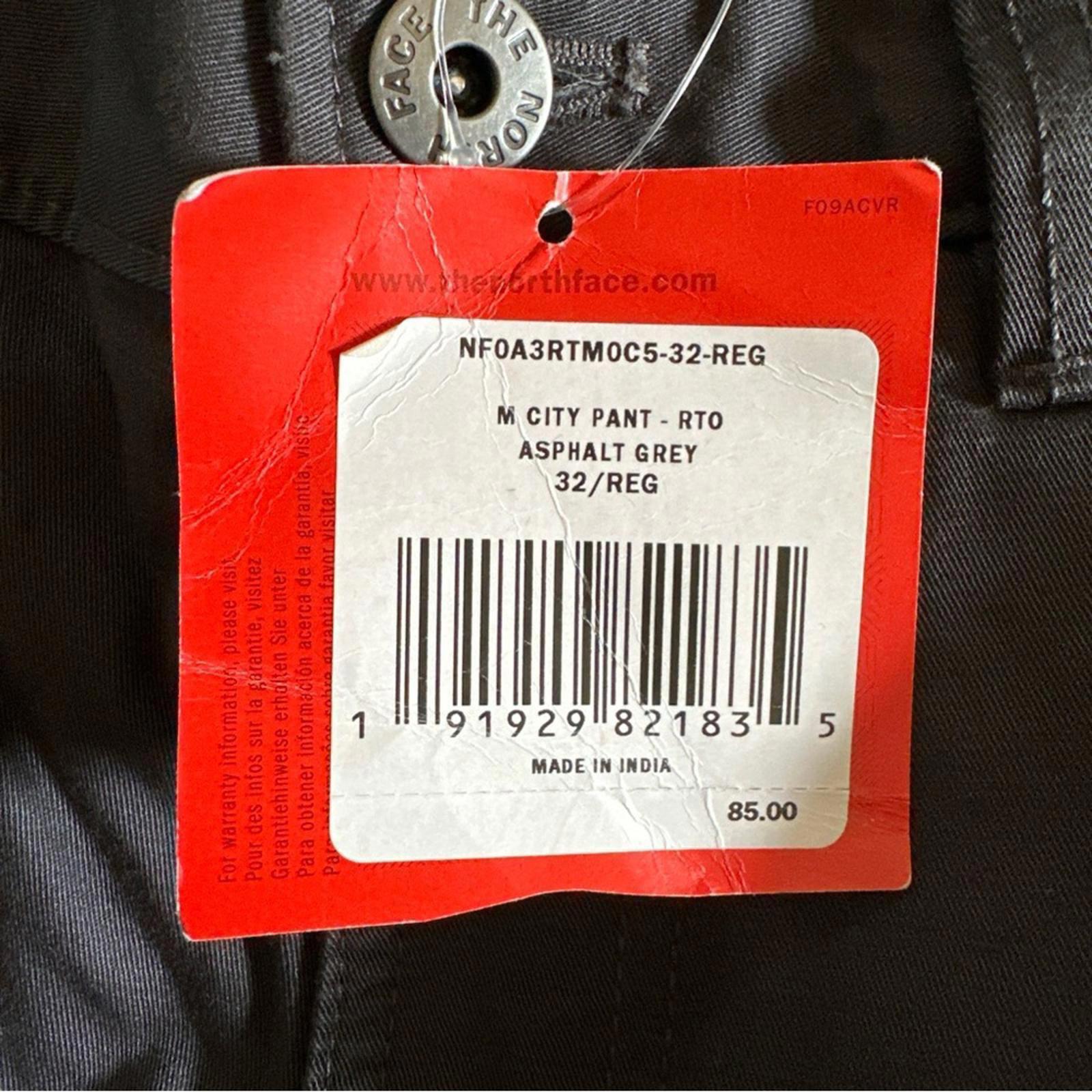 North Face City Pant Asphalt Gray 32 NWT