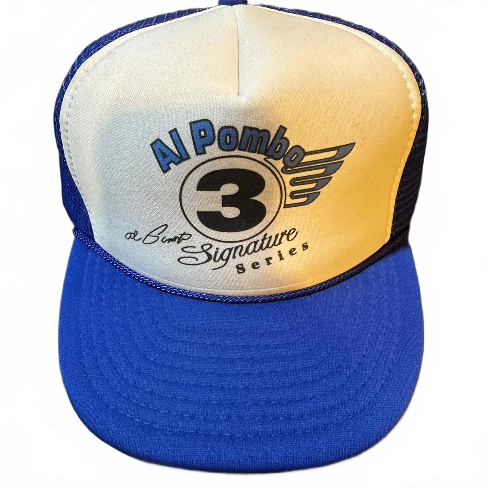 Vintage Al Pombo #3 Signature Series Racing Trucker Hat