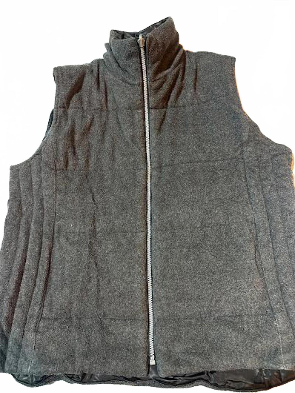 Timothy Daniels Reversible Quilted Vest Black/Gray L