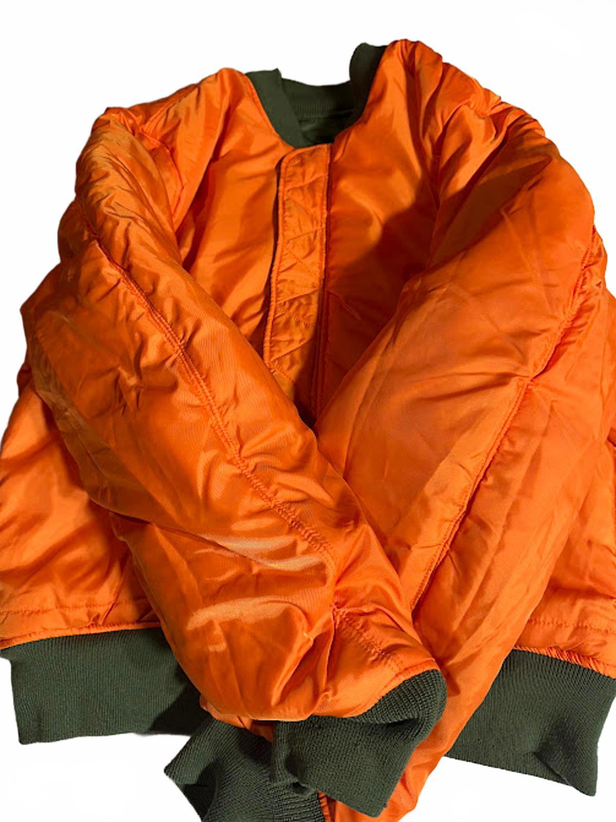 Alpha Industries Reversible MA-1 Bomber Jacket Olive/Orange