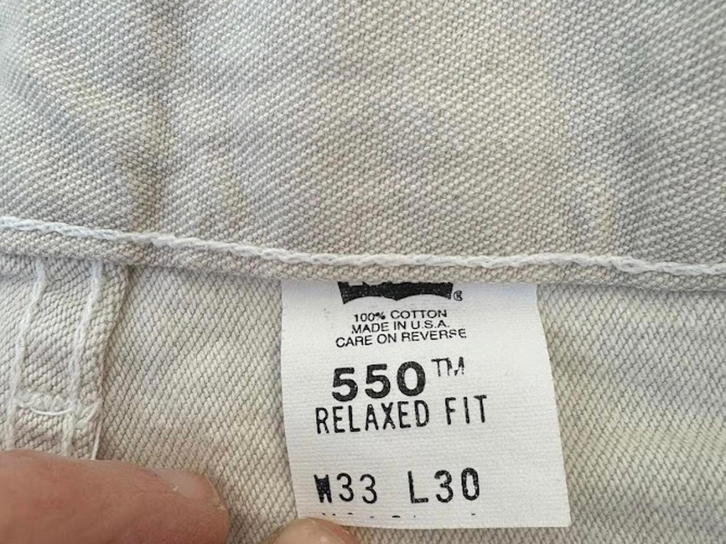 Levi’s 550 Sand Denim Relaxed Fit Jeans USA 33x30