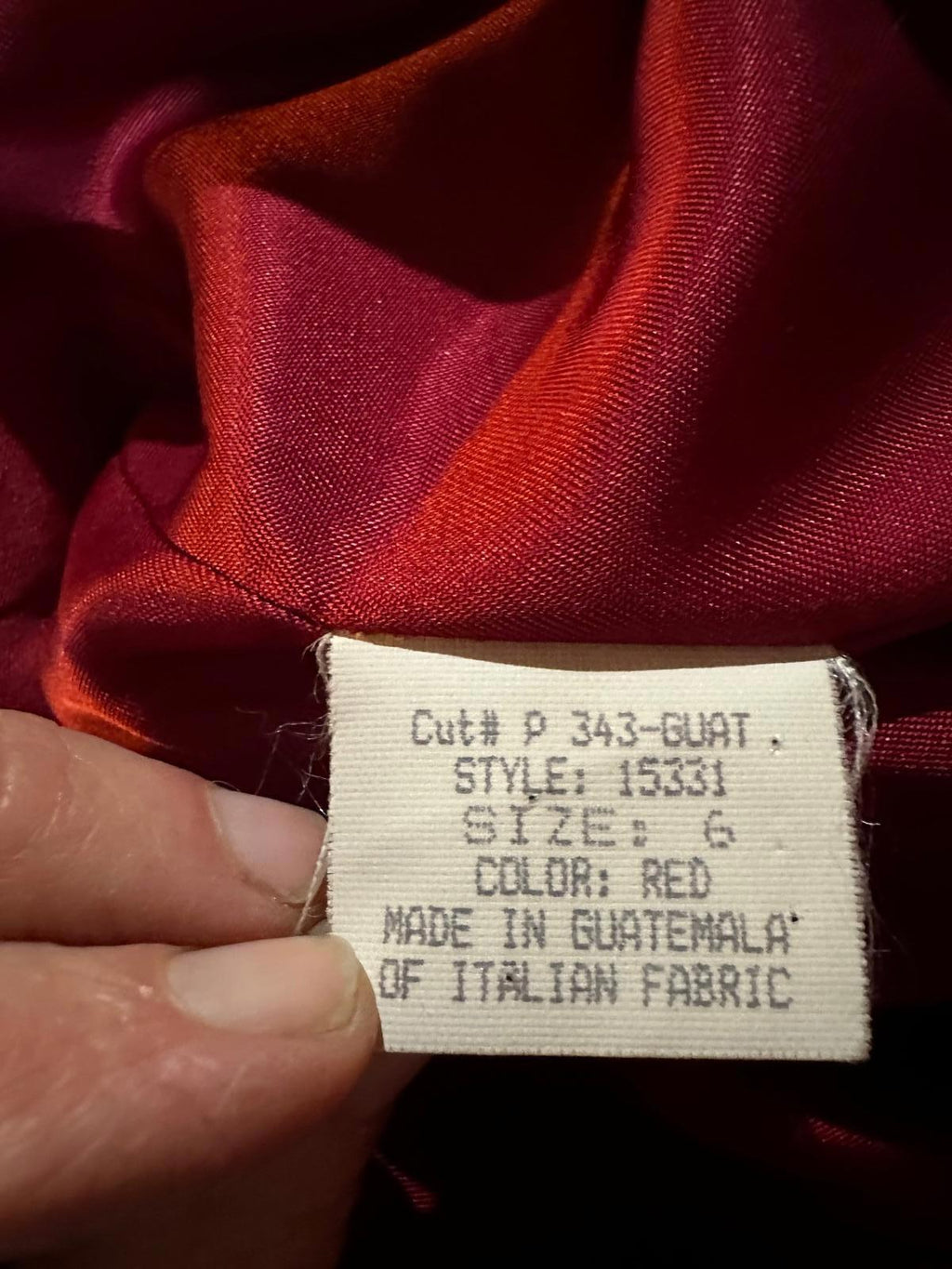 Kristen Blake Red Wool Peacoat Women’s Size 6