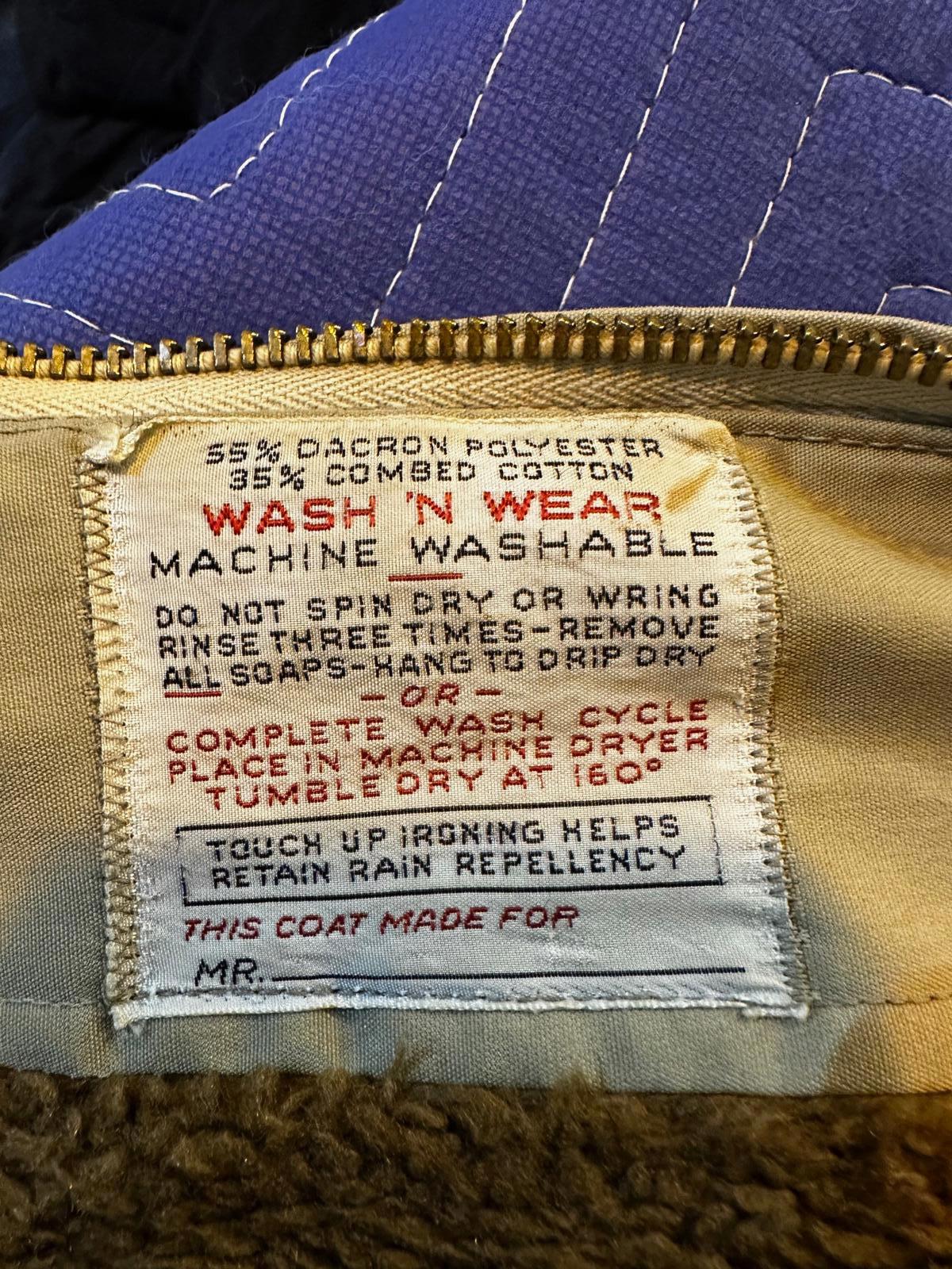 Vintage Horace Partridge NFL Lined Work Jacket USA