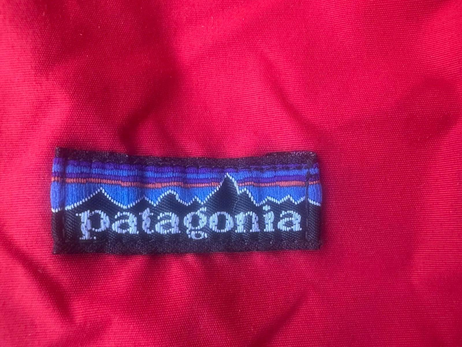Vintage Patagonia Red Bomber Jacket with Navy Fleece Lining