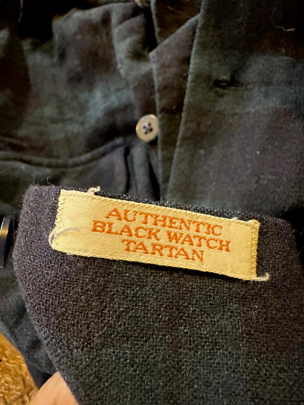 Vintage Pendleton Wool Shirt Jacket Black Watch Tartan Plaid