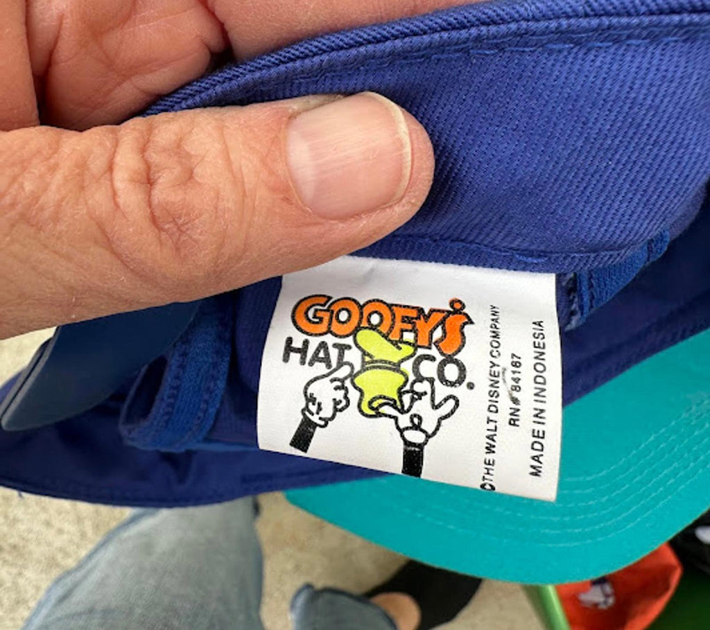 Vintage Walt Disney World Snapback Hat Blue Teal