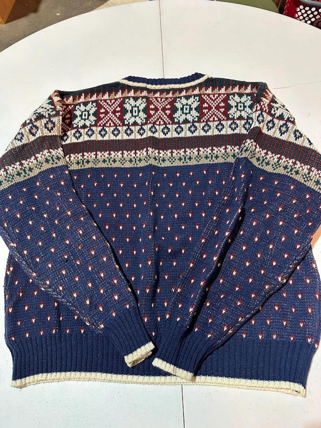 Neil Martin Nordic Wool Crewneck Sweater