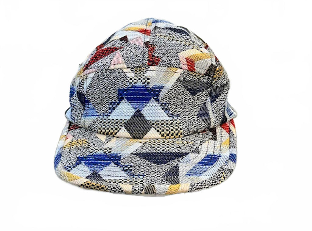 Geometric Tribal 5 Panel Camp Cap Strapback