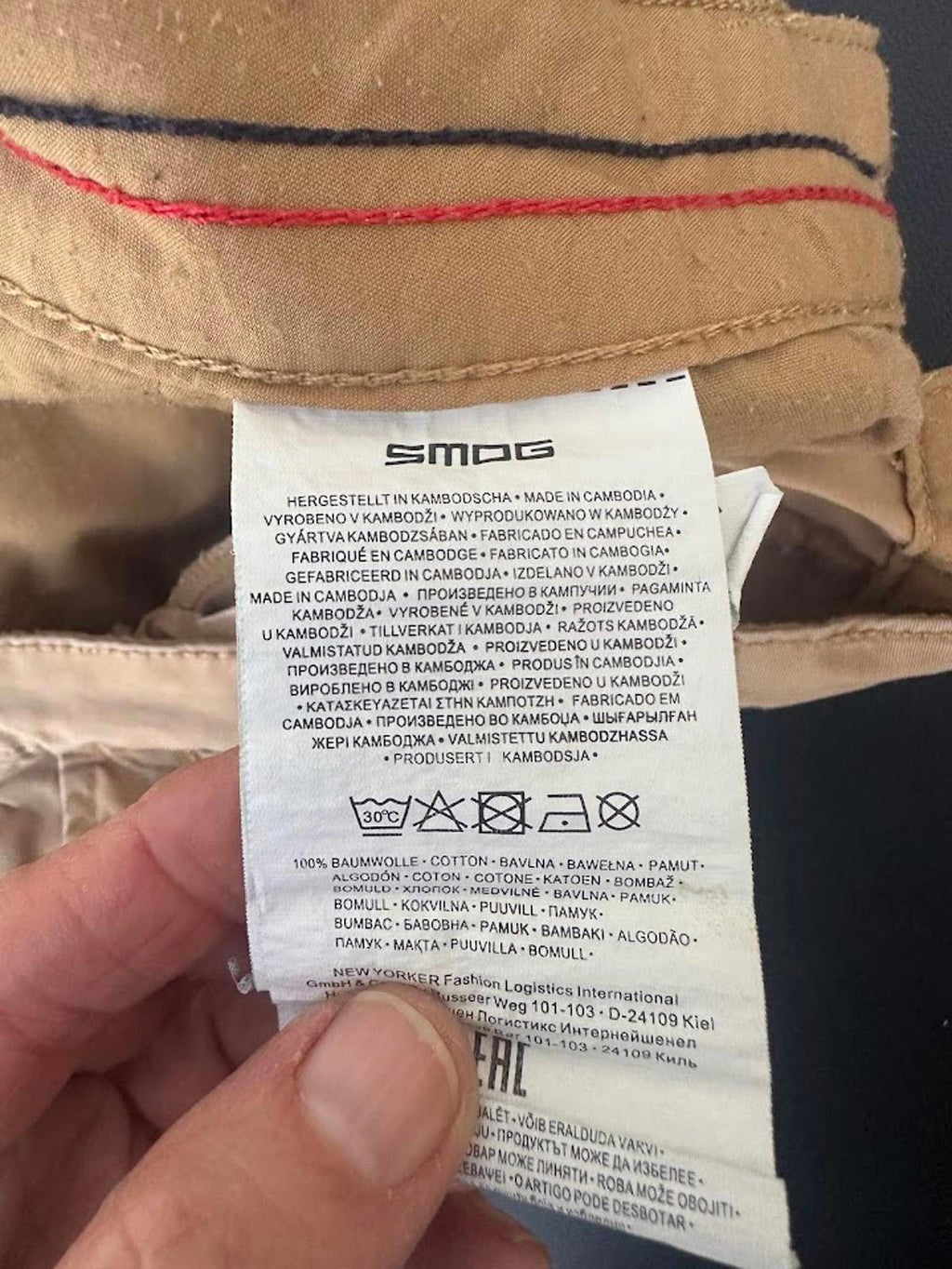 SMOG Khaki Shorts Size L 36 Waist