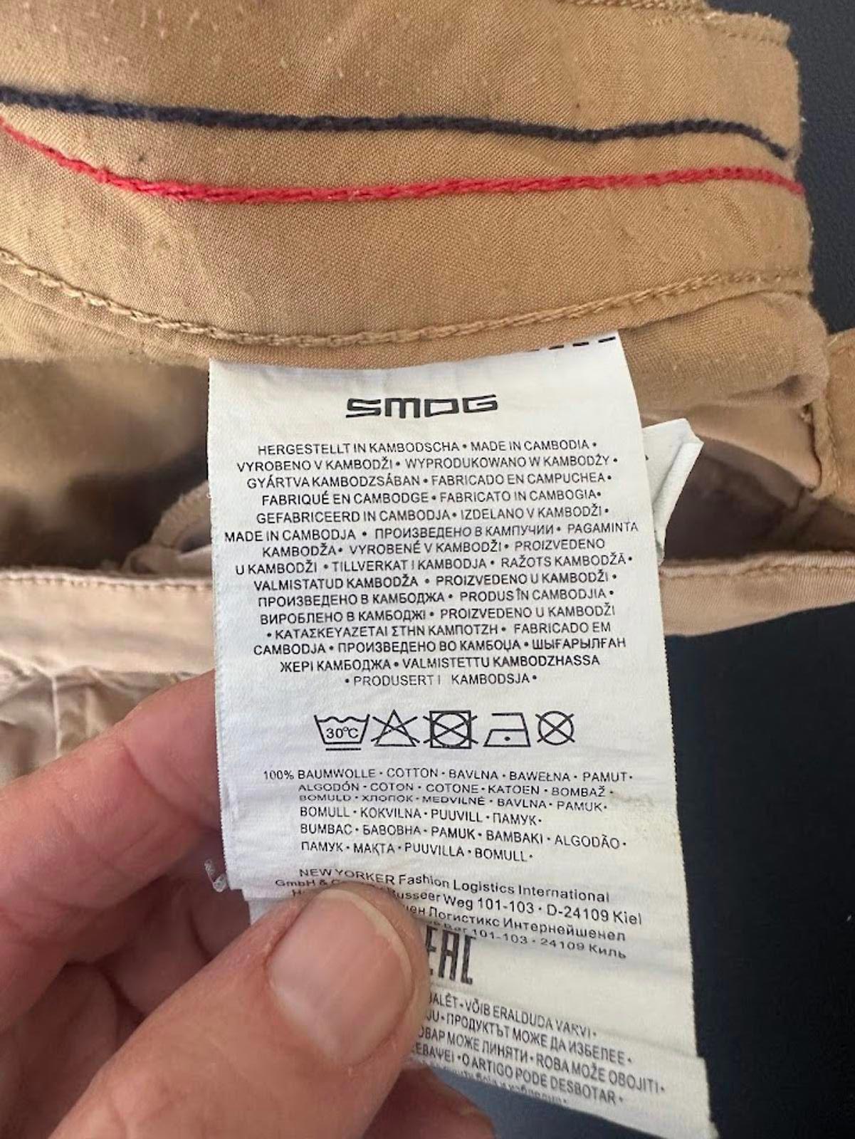 SMOG Khaki Shorts Size L 36 Waist