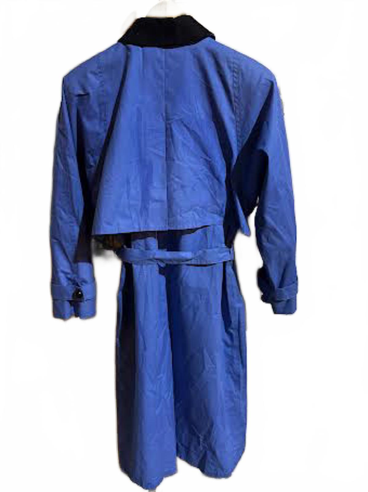 Vintage London Fog Blue Trench Coat USA Made