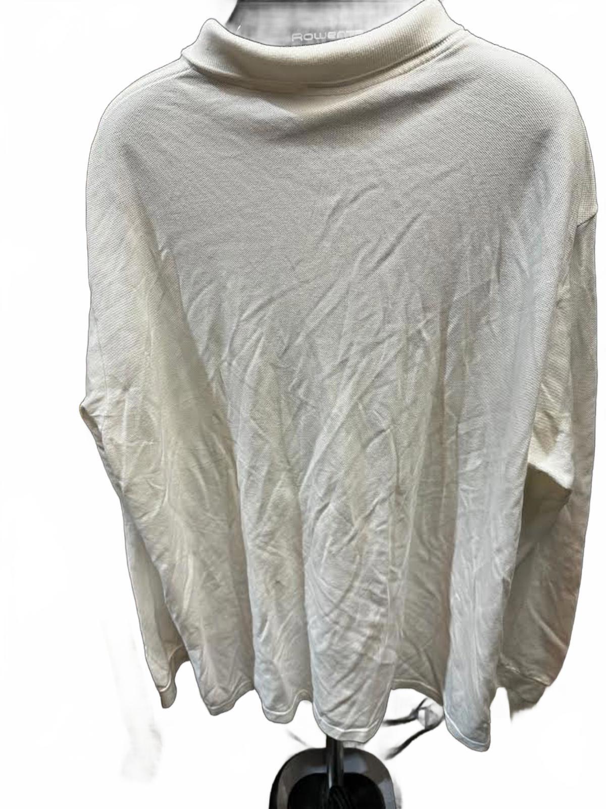 Lacoste Long Sleeve Piqué Polo Ivory Size 10R XXL