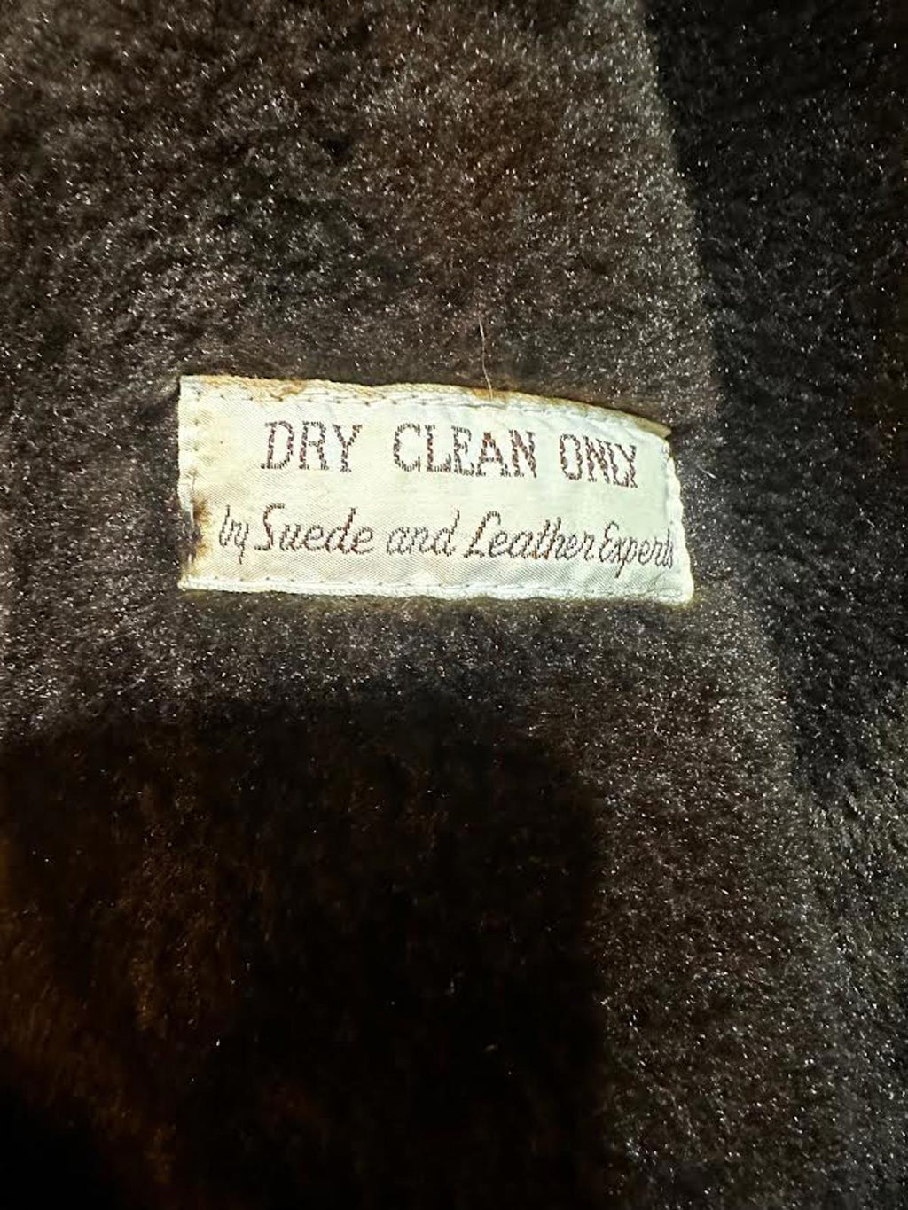 Vintage Lakeland Suede Leather Fur-Lined Coat 46