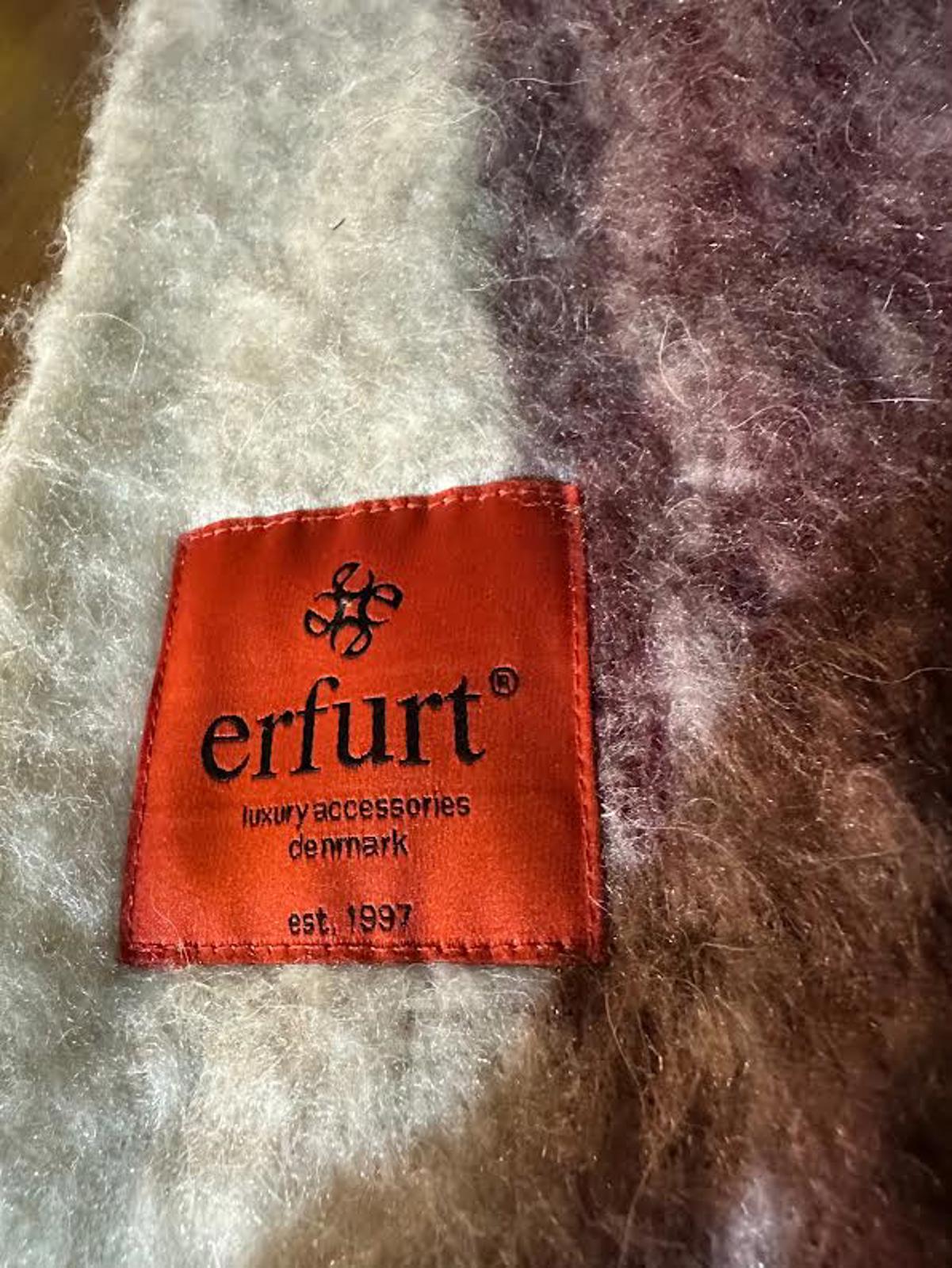 Erfurt Denmark Mohair Wool Blend Scarf 13x72
