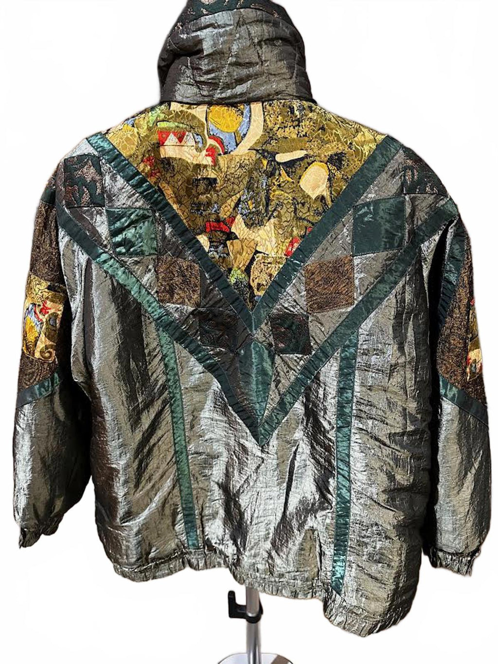 Vintage 90s Mulberry Street Abstract Ski Jacket L