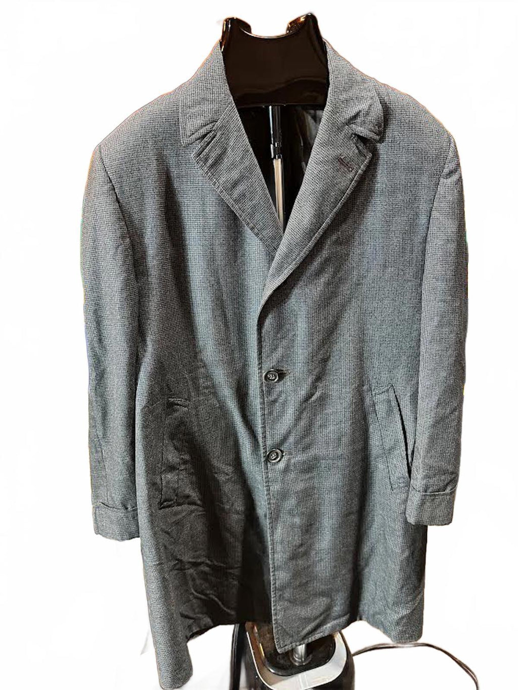 Vintage 1950s–60s Cable Car Clothiers Gray Wool Overcoat XL