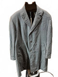 Vintage 1950s–60s Cable Car Clothiers Gray Wool Overcoat XL