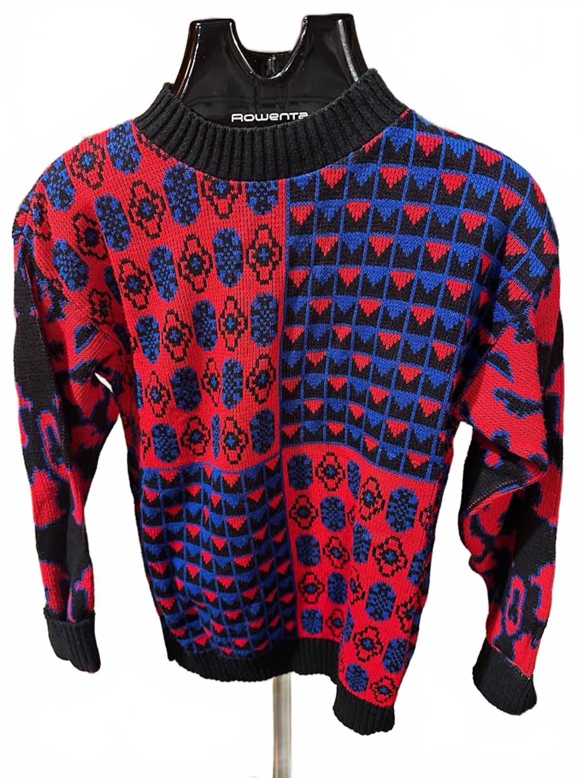 Vintage Brunny 80s Crewneck Knit Sweater M/L USA