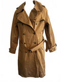Isaac Mizrahi Target Camel Trench Coat Belted M