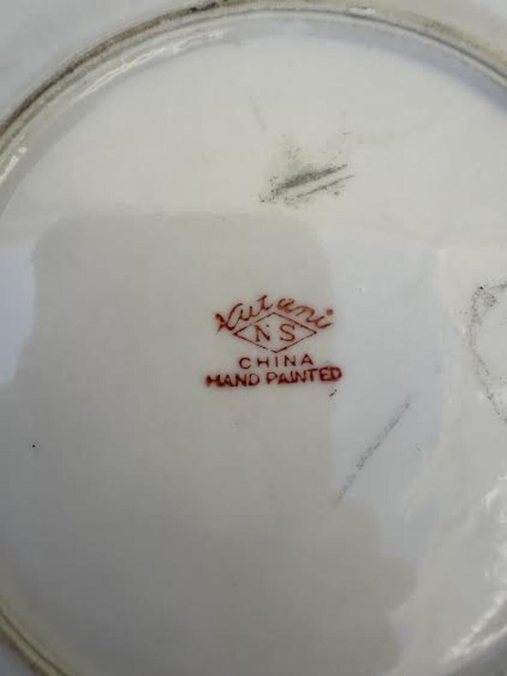 Kutani Hand Painted Japanese Plates Set