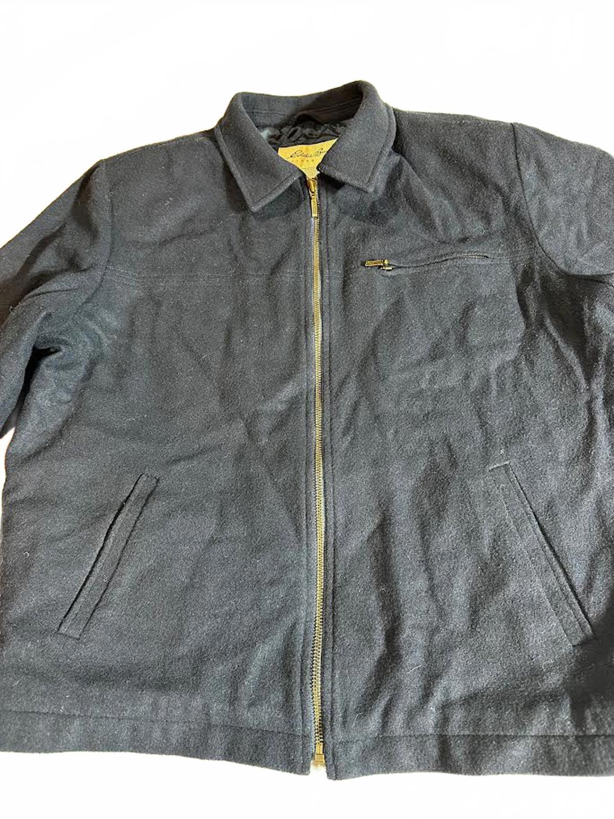 Eddie Bauer Wool Zip Jacket Women’s Navy Lined
