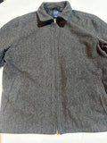 GAP Men’s Grey Wool-Blend Full Zip Jacket – Medium