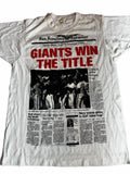 Vintage 1989 SF Giants “Win the Title” Tee Screen Stars