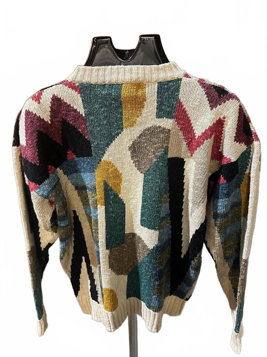 Vintage A.J. Tremont Geometric Knit Sweater M-L