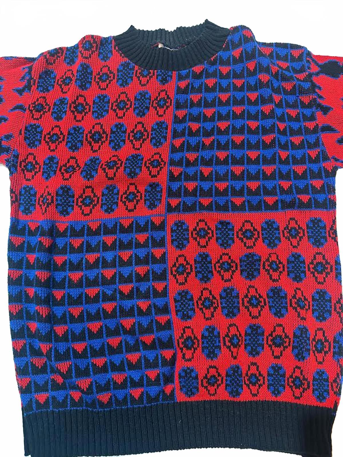 Vintage Brunny 80s Crewneck Knit Sweater M/L USA