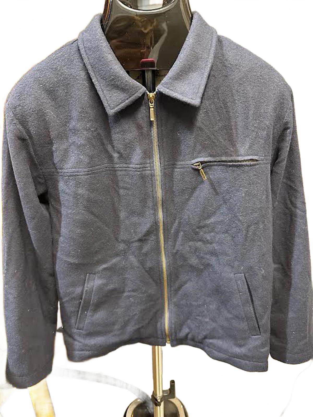 Eddie Bauer Wool Zip Jacket Women’s Navy Lined