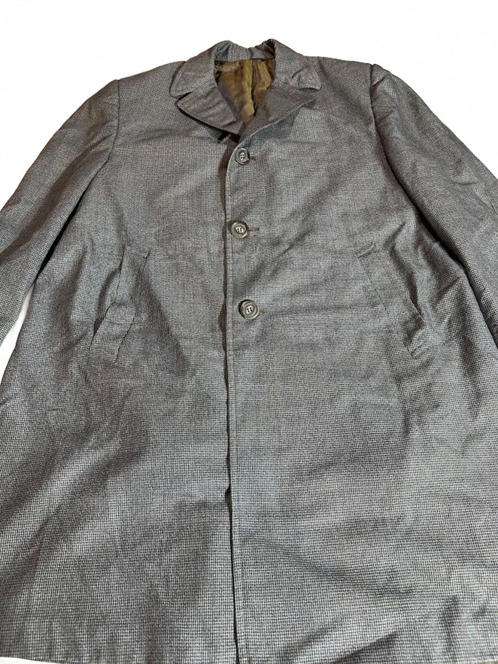 Vintage 1950s–60s Cable Car Clothiers Gray Wool Overcoat XL