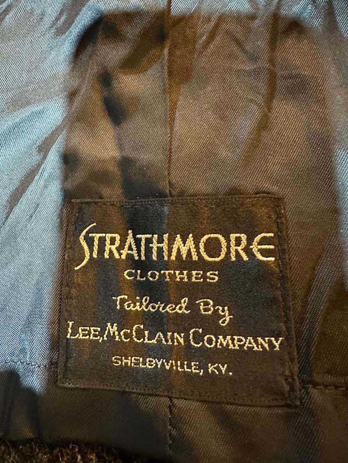 Vintage 1950s Herringbone Wool Overcoat USA