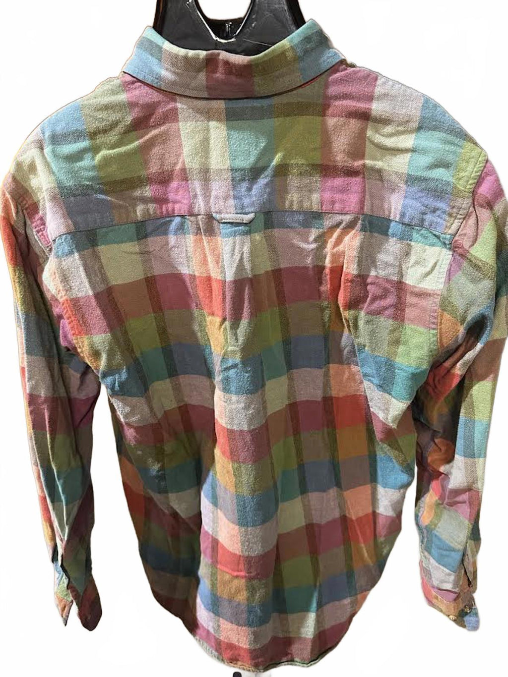 Vintage Boston Traders Plaid Cotton Flannel Shirt L