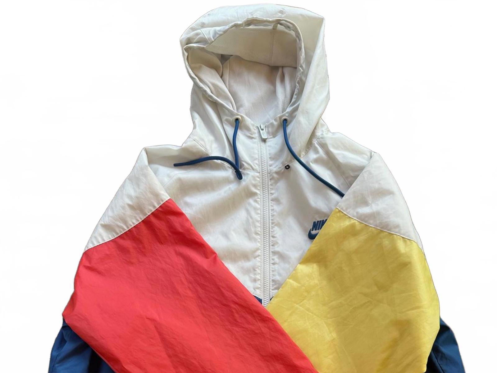 Nike Colorblock Windbreaker Men’s Medium Retro Hooded