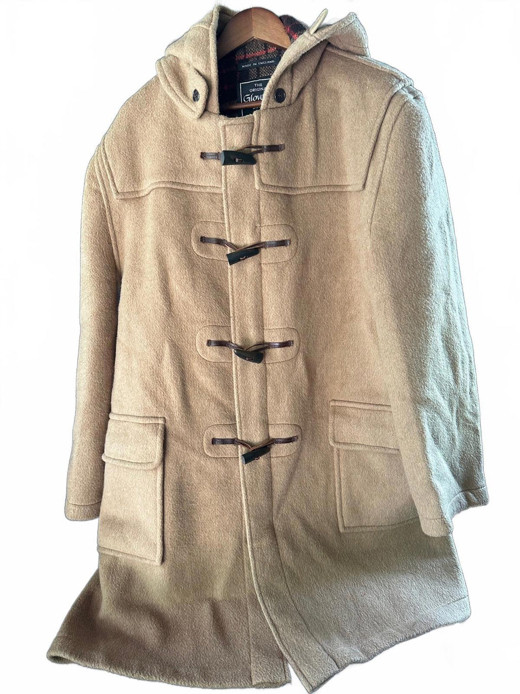 Gloverall “The Original” Camel Wool Duffle Coat MadeEngland