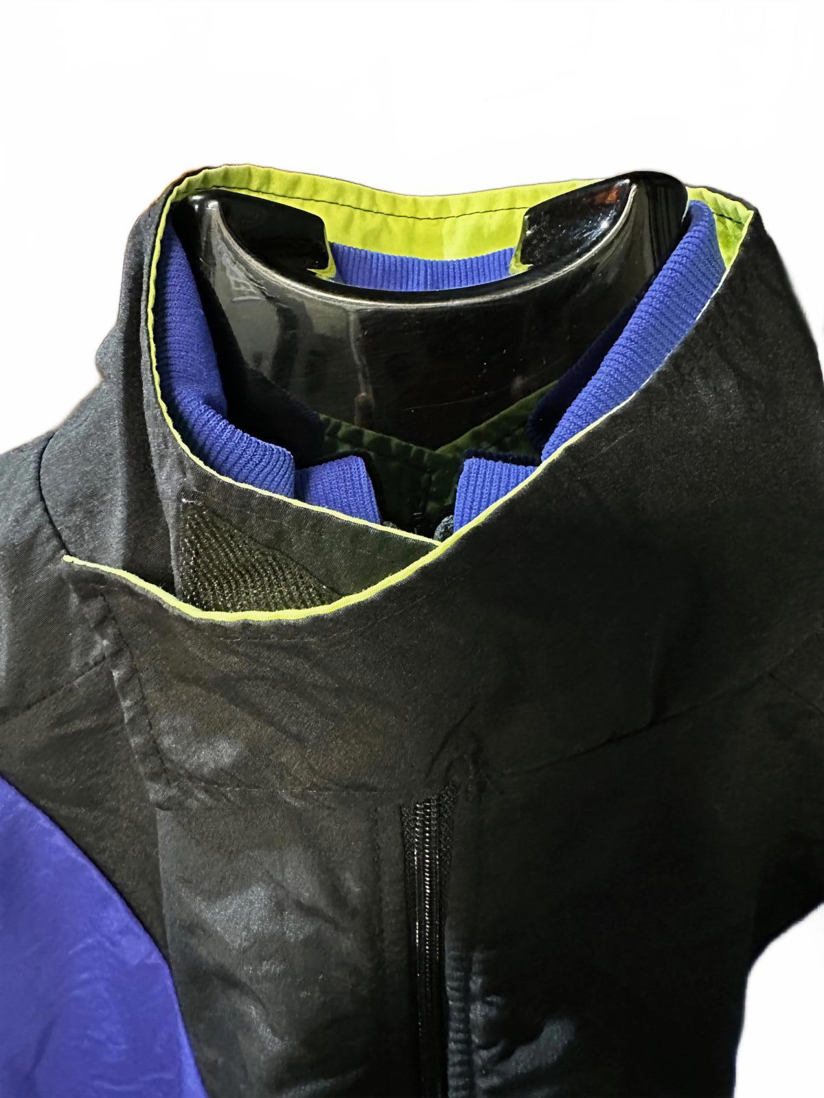 Vintage Cannondale Chartreuse Purple Black Windbreaker L