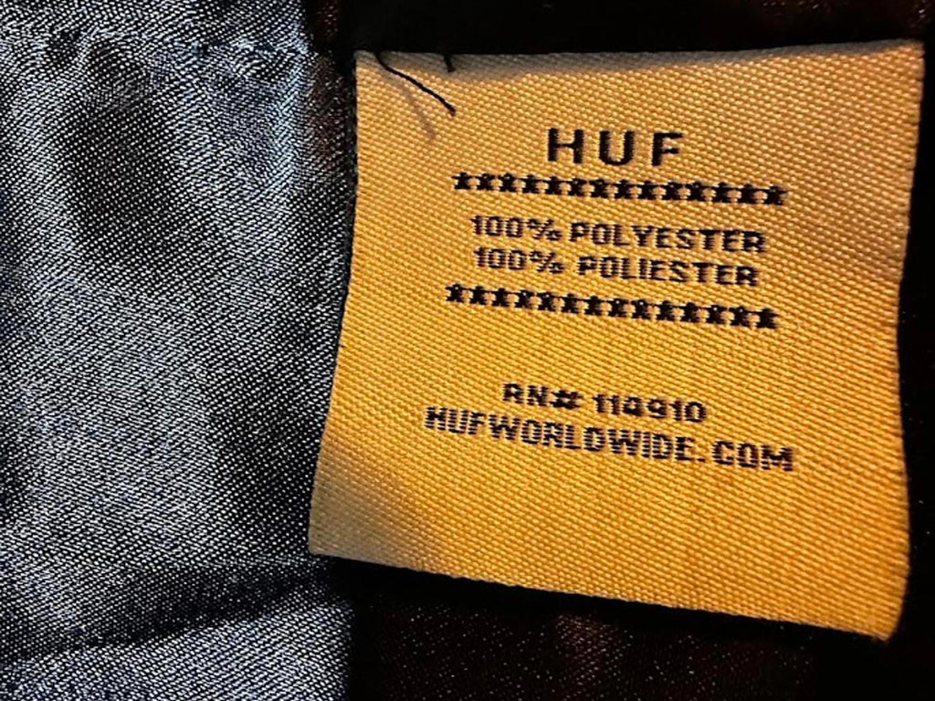 HUF Satin Varsity Coach Jacket Chenille Lettering Medium