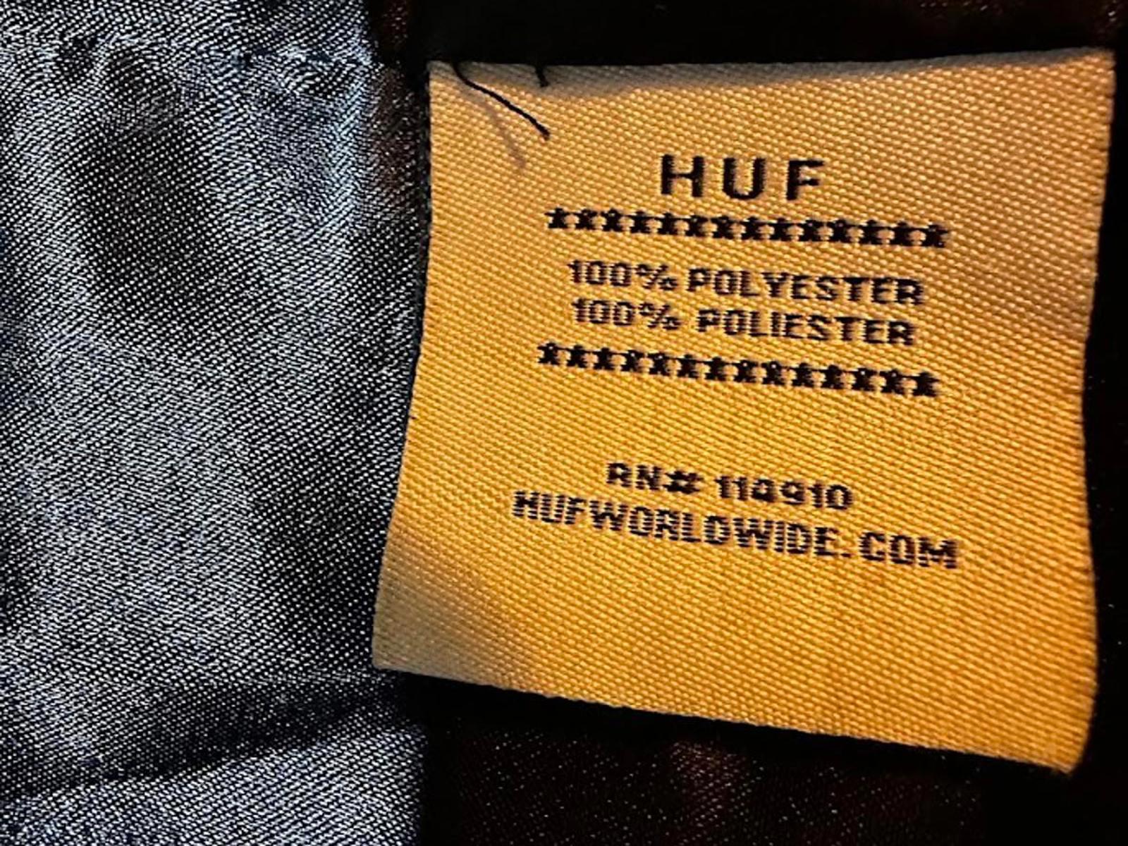 HUF Satin Varsity Coach Jacket Chenille Lettering Medium