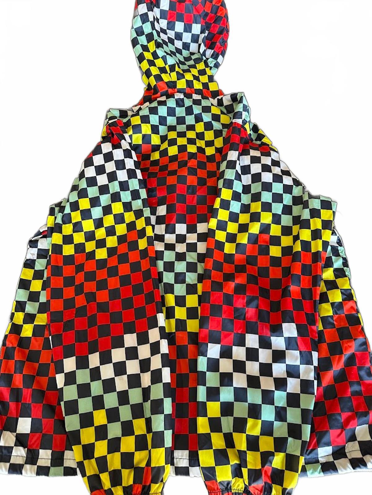Twain Checkerboard Hooded Jacket Made USA