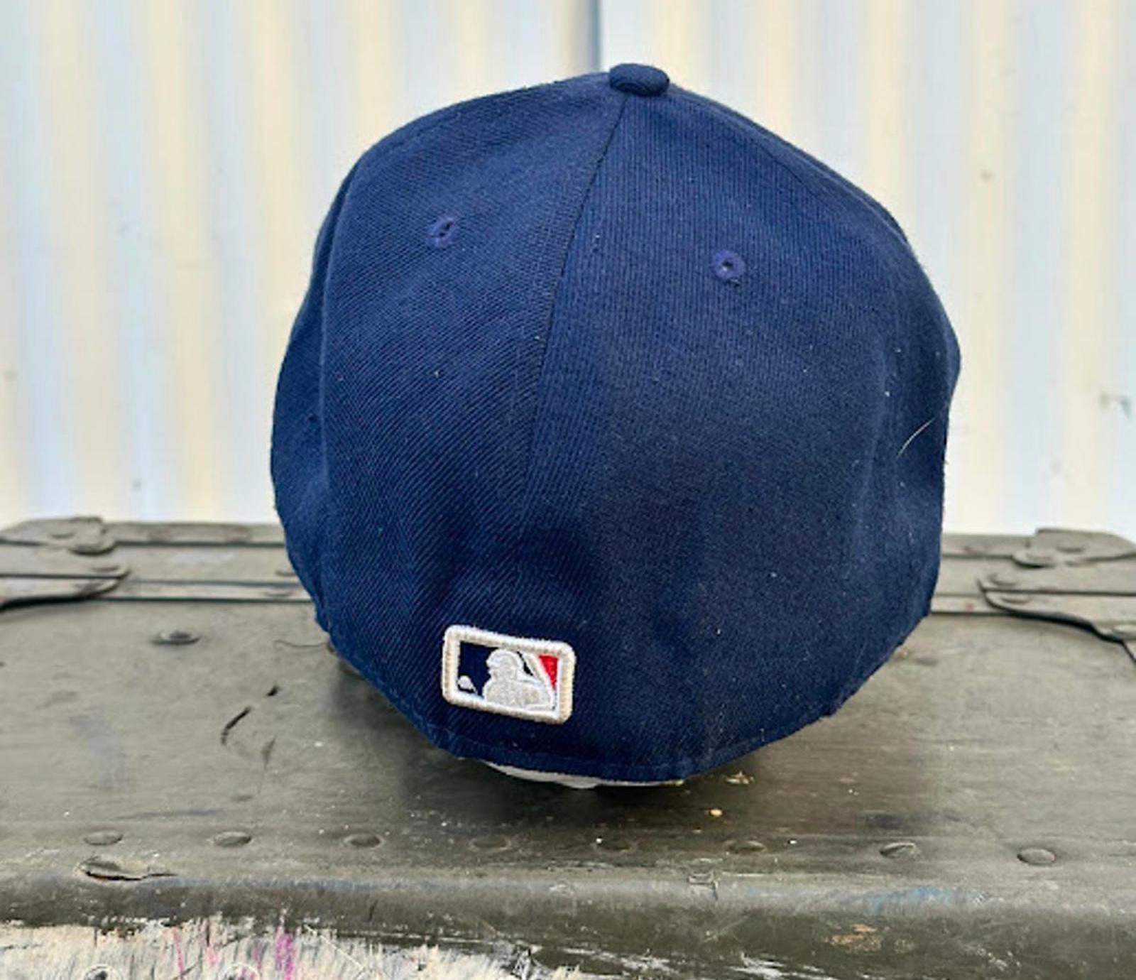 New Era Angels 59FIFTY Fitted Hat 7 1/4 Navy Red