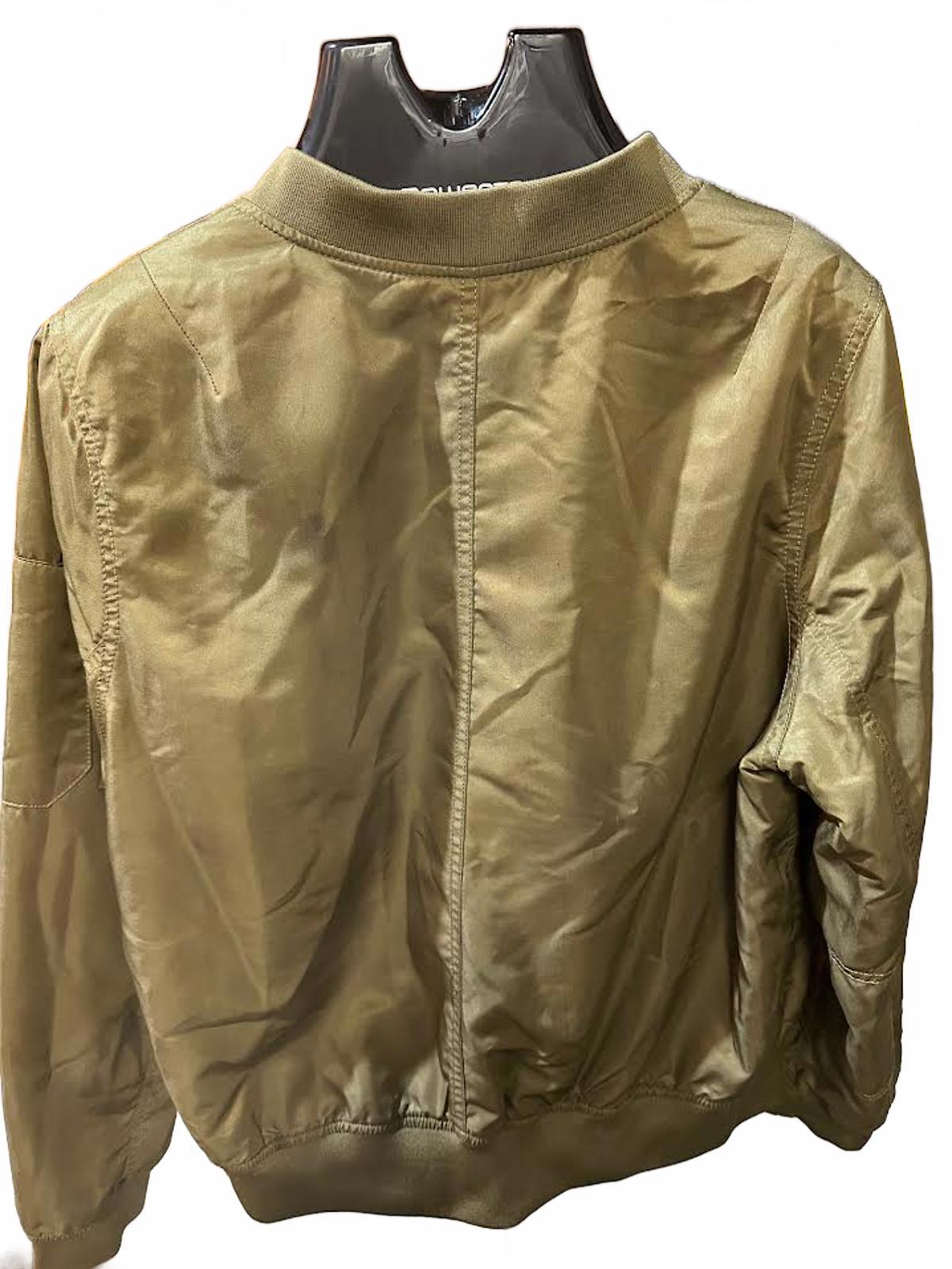 Olive Green Ci Sono Bomber Jacket Women 2X Full Zip
