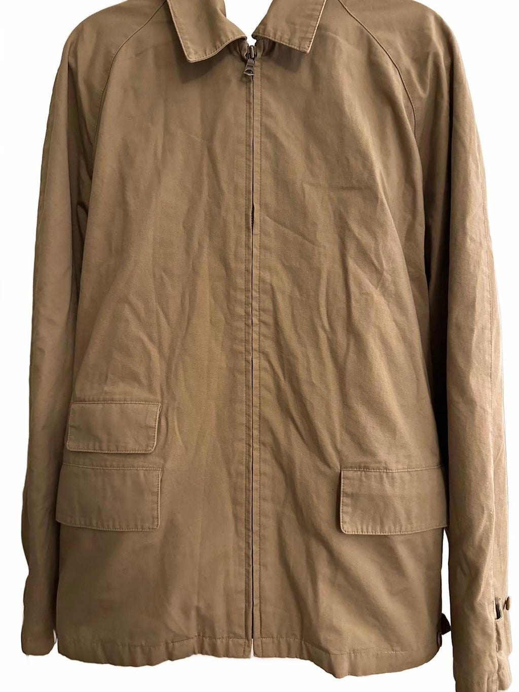 Polo Ralph Lauren Khaki Zip Jacket Men’s M Cotton