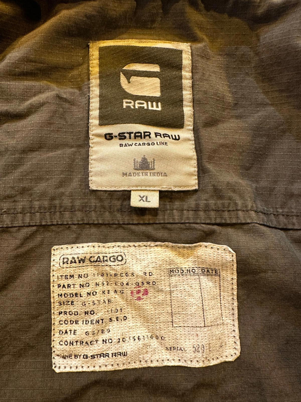 G-Star RAW Cargo Line Ripstop Military Utility Jacket
