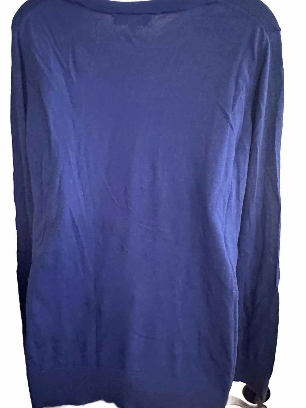 Banana Republic Blue Silk-Cotton Sweater L