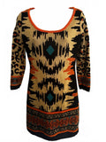 Flying Tomato Southwestern Knit Sweater Dress L