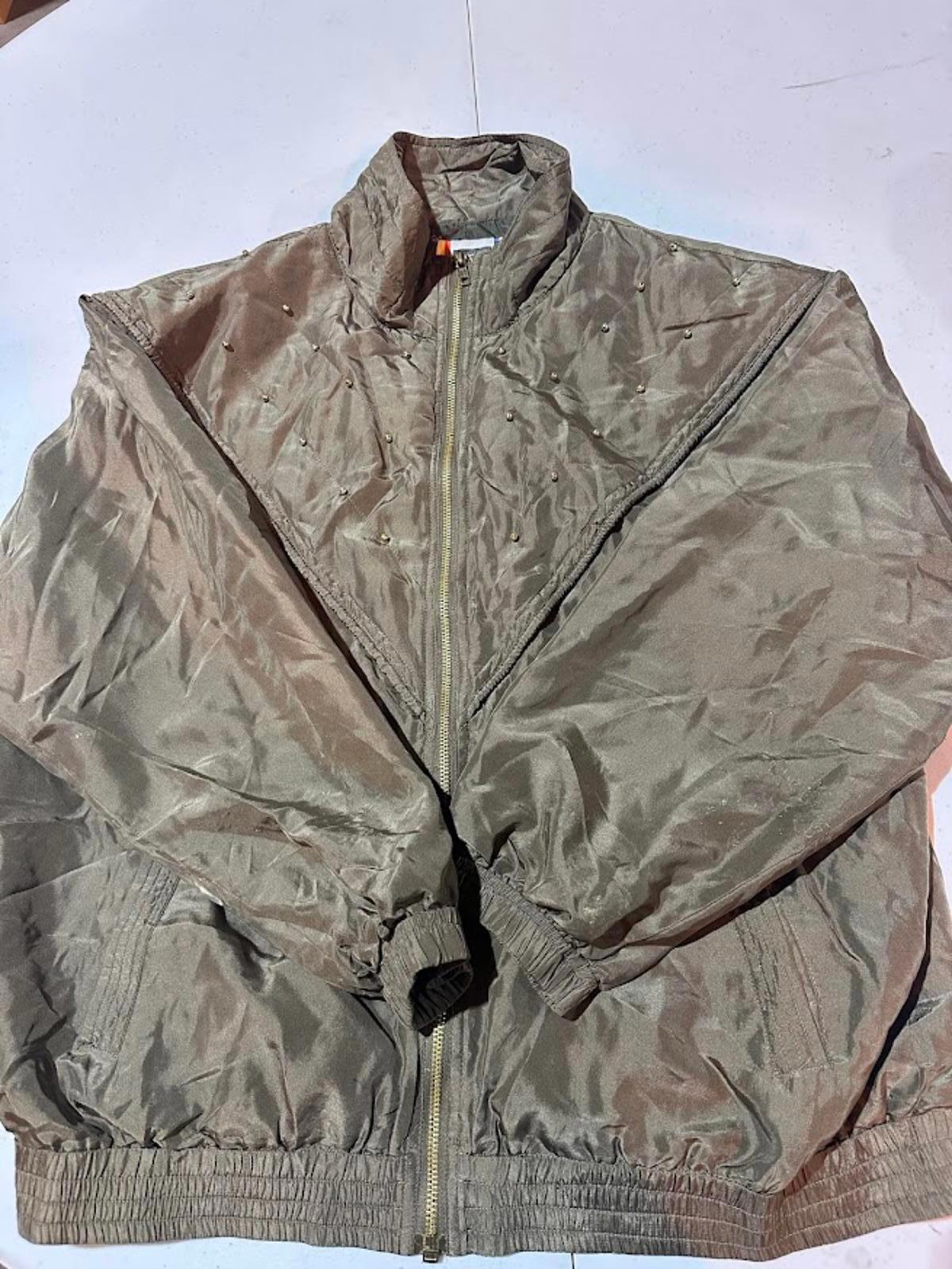 EVR Silk Bomber Jacket Studded M