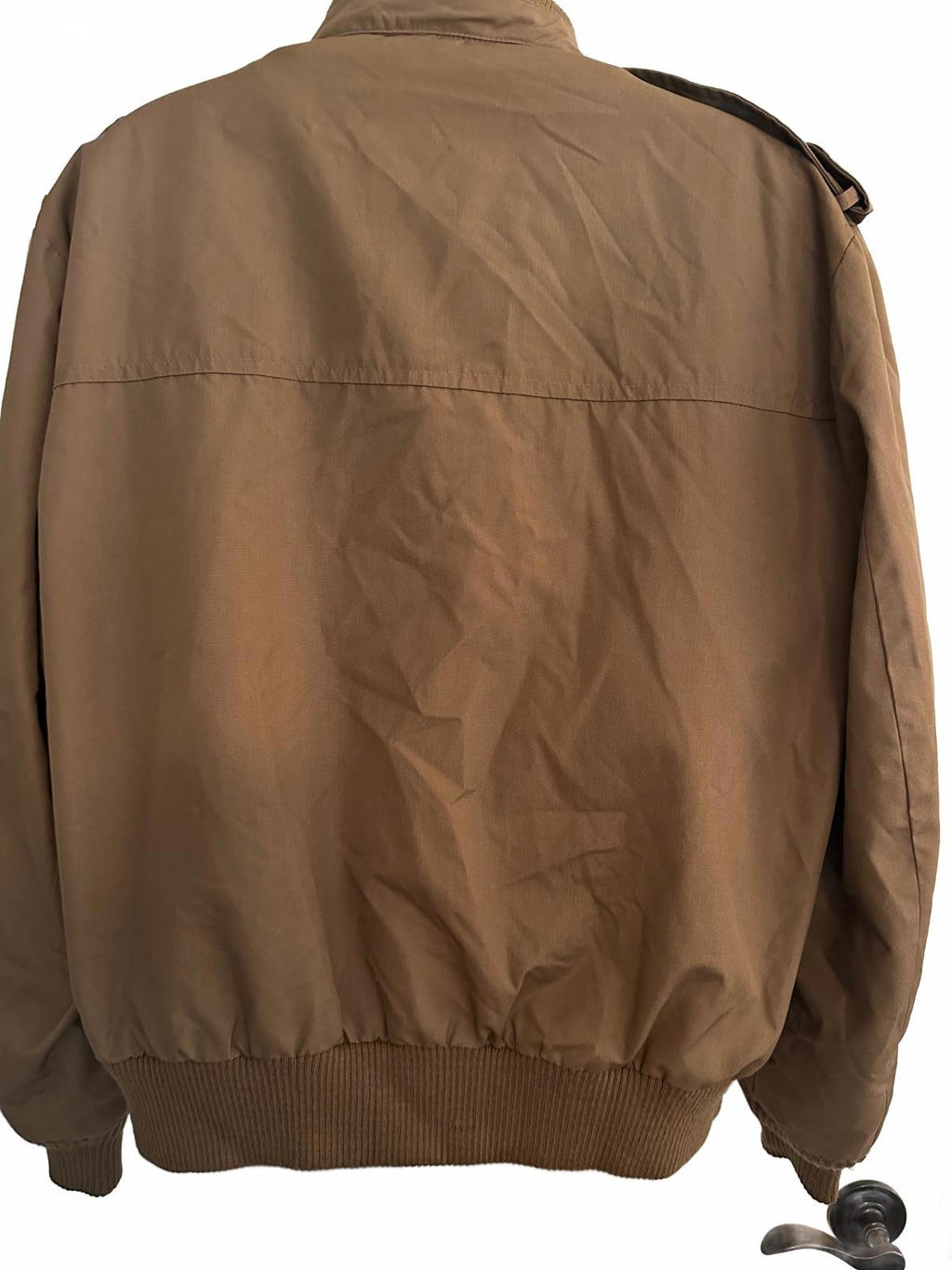 London Fog Brown Bomber Jacket Zip-Out Liner 46R