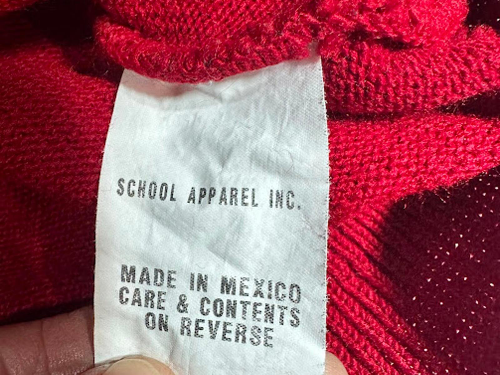 Vintage St Luke’s Catholic School Crest V Neck Sweater